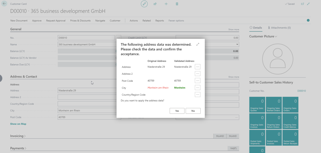 Address Validation