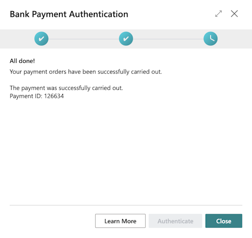 Payment Confirmation