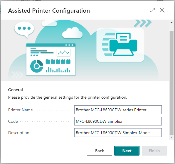 Assisted Printer Configuration - General