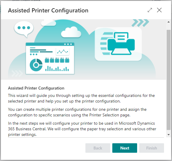 Assisted Printer Configuration
