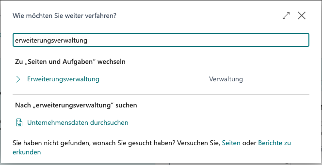 Open Extension Management