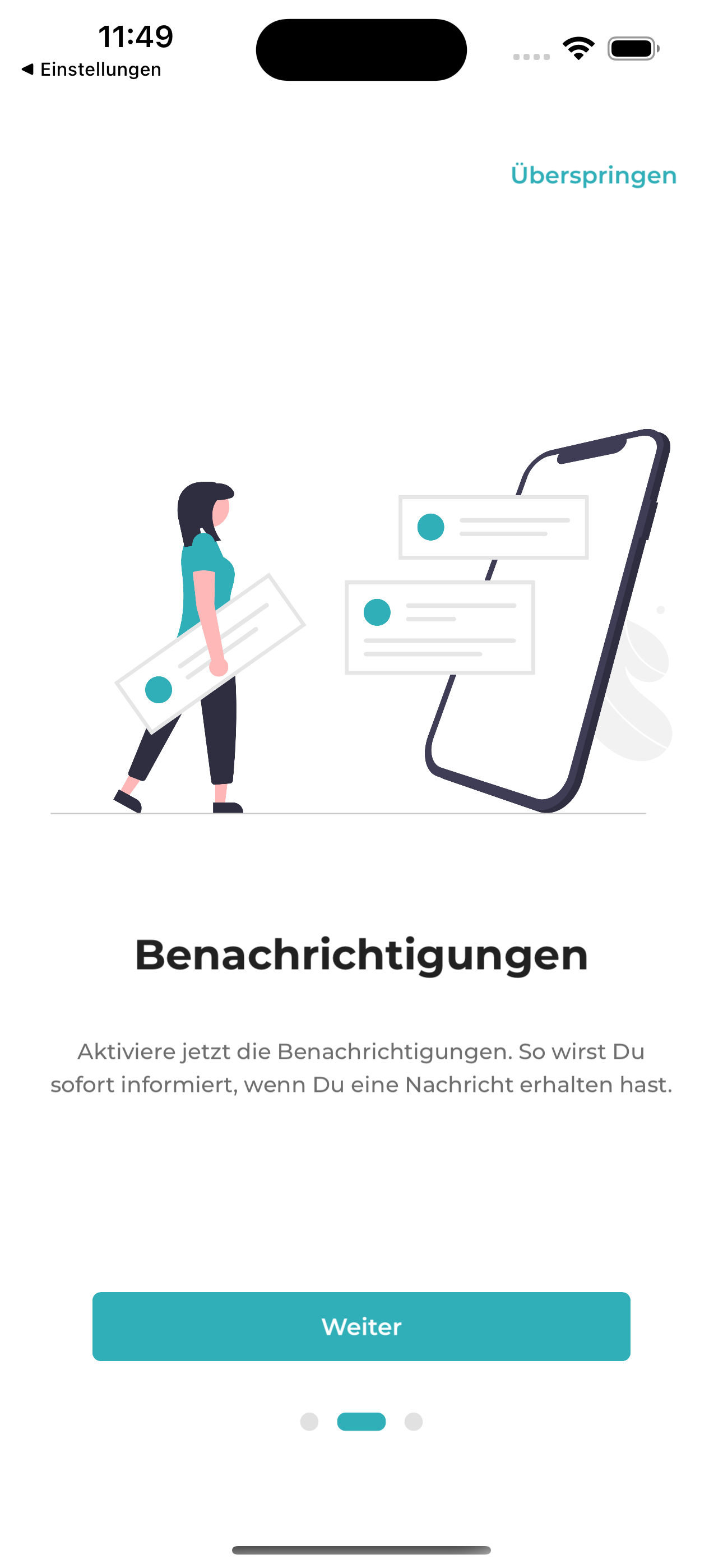 Onboarding Notification